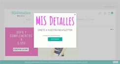 Desktop Screenshot of misdetalles.com
